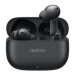 realme Buds T310 True Wireless in-Ear Earbuds with 46dB Hybrid ANC, 360° Spatial Audio, 12.4mm Dynamic Bass Driver, Upto 40Hrs Battery and Fast Charging (Vibrant Black)