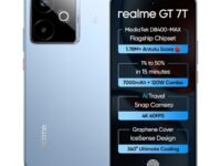 realme GT 7T (IceSense Blue,8GB+256GB) | MediaTek D8400 MAX | Strongest Battery Combo 7000mAh + 120W | AI 4K 60FPS Travel Camera | 360° Cooling IceSense Design with Graphene | 6000 nits Display