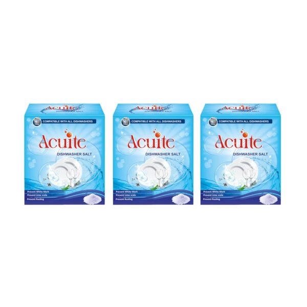 Dishwasher Salt |Crystalized Salt with Advanced Water Softening Technology |Compatible with All Brands 1Kg (Pack of 3)