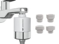 WaterScience CLEO Hard Water Softener for Tap and Shower | Shower Filter for Bathroom | Hard Water Filter for Tap - CLEO-SFU-423