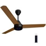 Colorbot Stella BLDC Ceiling Fans 1200mm | BEE 5 Star Rated 370 RPM | Savings up to 65% | Remote Control (Boost, Timer, LED, Reverse Mode) | 4 Years Warranty (Urban Oak)