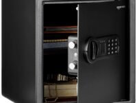 Amazon Basics Digital Safe With Electronic Keypad Locker For Home , Gross Capacity - 39L (Net - 34L), Black