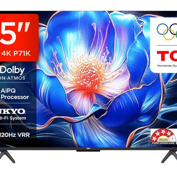 TCL 189 cm (75 inches) 4K Ultra HD Smart QLED Google TV 75P71K