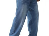 Ben Martin Men Jeans || Baggy Fit Jean's for Man || Loose Fit High Rise Denim || Stretchable Casual Wear Jean,s || Dance Rap Rapping Style Pant for Men || Denim Cotton Jeans (1)