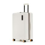 MOKOBARA The Transit Luggage Poly-Carbonate Hard Sided 8 Silent Ninja Wheels for Travelling (Still Loading Brownray (Limited Edition), Check-in Large)