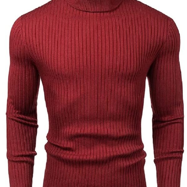 NORTHWIND Men's High Turtle Neck Cotton T-Shirt