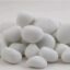 20kg Unpolished White Pebbles for Garden |Shiny Unpolished Marble Stone Pebbles for Vase Fillers Outdoor/Indoor | Pebbles for Garden Pots (20Kg, 25-50 mm, White)
