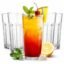 400 ML Water Glass Tumbler Highball Glasses Clear Iced Tea and Glasses for Drinking Cocktail, Juice, Milkshake, Coke,Soda, Dishwasher Safe Pack of (6) (Classic Glass, Set of 4)
