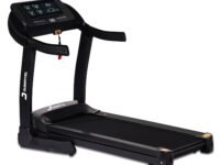 91-Durafit Vigor Pro 6 HP Peak BLDC Motorized Hydraulic Foldable Treadmill | 25 Level Auto Incline |18 Km/Hr Max Speed | Max User Weight 150 Kg | Bluetooth Speaker | Wynd app | Home use