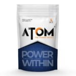 AS-IT-IS ATOM PWR Whey Protein with Enzymes, 24g Protein, 11g EAA, Lean Muscle Gains & Rapid Recovery, Easy Digest, 1Kg Double Rich Chocolate