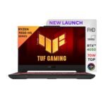 ASUS TUF Gaming A15, AMD Ryzen 7 7435HS Gaming Laptop(NVIDIA RTX 4050-6GB/140W TGP/16GB RAM/512GB SSD/FHD/15.6"/144Hz/RGB KB/90WHr/Windows 11//Mecha Gray/2.20 Kg) FA507NUR-LP082W