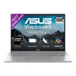 ASUS Vivobook S14,Smartchoice,AMD Ryzen AI 5 330,16GB RAM,512GB SSD,OLED,14",Win11,Office24,M365 Basic (1Yr)*, Silver,1.4Kg,M3407KA-SF2501WS,50 Tops,Metallic Design Laptop,Next-Gen AI Laptop,Copilot+
