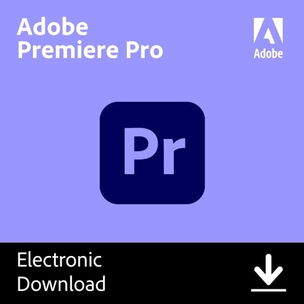 Adobe Premiere Pro | Professional Video Editing Software | Motion Graphics & Visual Effects | 4K & VR Support | Advanced Audio Editing |12-Month Subscription | PC/Mac | Email Delivery