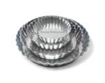 Aluminum Pie Mould | Set of 4 Pie Pan Combo Set | Multi Size Pie Dish/Tin with Removable Bottom | Microwave & Oven Safe (4,5,6,7 Inches - Set of 4)