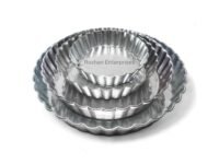 Aluminum Pie Mould | Set of 4 Pie Pan Combo Set | Multi Size Pie Dish/Tin with Removable Bottom | Microwave & Oven Safe (4,5,6,7 Inches - Set of 4)