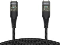 Amazon Basics Type-C to Lightning iPhone Cable | 30W Fast Charging, 480Mbps Data Sync, Car AirPlay, LED Indicator | Compatible with iPhone 14/13/12/11/10/8/7/6/6, iPad, AirPods | 1.2m | Black