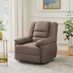 Amazon Brand - Solimo Musca 1 Seater Fabric Recliner (Brown)