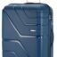 American Tourister Cabin Trolley Bag for Travel | Upland Spinner 55 Cms Polypropylene Hardsided Small Luggage Bag | 4 Wheel Suitcase for Travel | Trolley Bag for Travelling, Marine Blue