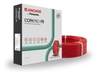 Anchor by Panasonic 1 mm COPAPro FR Electrical Wire, 90 Meter Fire Resistant Single Core PVC insulated Pure Copper Wire, Anti Rodent Anti Termite Flexible Wire for Connections (RED, 96138RD)