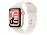 Apple Watch SE 3 GPS 40mm Starlight Aluminium Case with Starlight Sport Band - M/L
