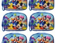 Asera Polycotton Birthday Return Gifts Sling Bag/Picnic Bag Cartoon Theme Bags for Kids, Multicolour