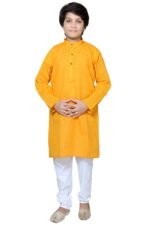BABA AND BABY Kids traditional ethnic wear cotton kurta pajama set for boys