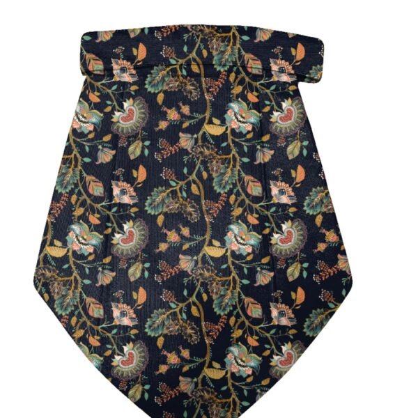 BLACKSMITH Solid Microfiber Cravat with Matching Pocket Square for Men - Scarf Neckwear Cravat for Men with Matching Pocket Square