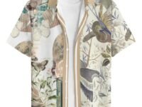 BULLMER Trendy Regular Fit Printed Half Sleeve Shirt for Men