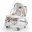 Baybee 5 in 1 Baby Rocker and Feeding Chair for Babies | Portable Rocking Chair for Kids with Parent Handle, Multi Position Recline, Food Tray & Music | Baby Bouncers 0 to 3 Years Boys Girls (Grey)