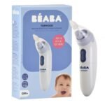 Beaba Tomydoo Electric Baby Nasal Aspirator for Newborns & Toddlers, Fast & Gentle Congestion Reliever, Multiple Easy-to- Clean Tips & Removable Head, Suitable from Birth Onwards