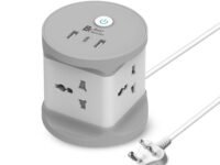 Blackt Electrotech (BTCB1) 7-in-1 Extension Box – Extension Board with USB & Power Extension Board for Home, Office & Travel – 4 AC Multi Plug Socket, 2 USB, 1 C Type, 5ft Flat Plug Cord