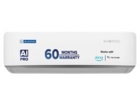 Blue Star 1.5 Ton 5 Star, 60 Months Warranty, Wi-Fi Smart Inverter Split AC (Copper, Convertible 5 in 1 Cooling, AI Pro, DigiQ Hepta Sensors, 4 Way Swing, IE518ZNURS, White)