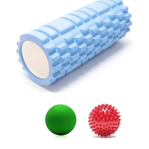 Bodylastics 45cms Foam Roller for Deep Tissue Massage, Relief from Sore Muscles Pain, Pre & Post Exercise Fitness Workout Sessions