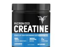 Bolt Micronised Creatine Monohydrate 3000 Powder|With Phycocyanine|Provides Energy Support For Heavy Workout|Formulated In Usa|100 grams (0.22Lb),33 Serving|Unflavored