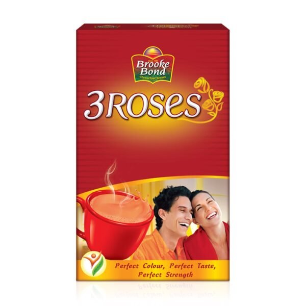Brooke Bond 3 Roses Dust Tea, 500gram Carton, Black tea, natural