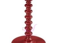 Brown Arts Shoppee Coffee Table, End Table for Living Room Table for Bedroom Pedestal Modern Coffee Table (Red)