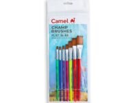 Camlin Champ Flast Brush Set - Pack of 7 (Multicolor)