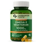 Carbamide Forte Veg Omega3 1000mg | Veg DHA | Vegetarian Omega 3 | Algal DHA | Plant Based | No Fish oil Used Capsules for Men & Women- 60 Veg Capsules