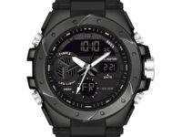 Carlington Analog-Digital Sports Watch Chronograph, Dual Time,Alarm, Stopwatch, Calendar, Water-Resistant, Shock-Resistant, Back Light Display. The Perfect Watch for Men-CT9140 Series
