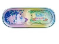 Cartoon Printed Unicorn Pencil Box for Girls School Supplies for Kids Stationary Set Birthday Return Gifts (Pack of 1, Multicolor)