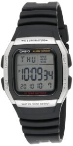 Casio Youth Series Digital Grey Dial Men's Watch - W-96H-1AVDF(D031)