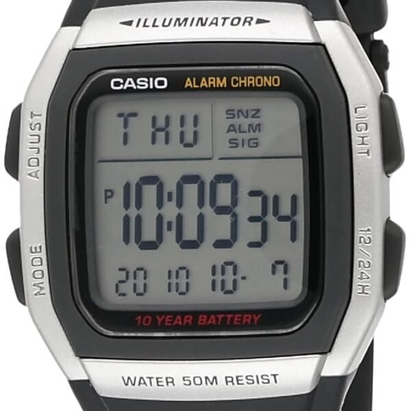 Casio Youth Series Digital Grey Dial Men's Watch - W-96H-1AVDF(D031)