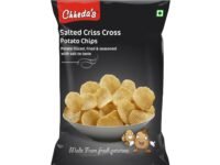 Chheda's - Salted Criss Cross Potato Chips - Potato Wafers - Crispy Chips - 170 Gm Pack of 3