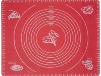 Clazkit Silicone Baking Mat Roti mat Silicone Chapati Atta Kneading Mat Non-Stick Fondant Rolling Mat Stretchable for Kitchen Roti Chapati Cake|Reusable BPA Free(Baking Mat 50 * 40 cm) Color May Vary