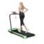 Cockatoo SmartPad4.0 Foldable Under Desk 4 HP Treadmill & Walking Pad for Home with Speed, 1-12Km/Hr, 6 Shock-Absorbed Silicon, Cardio Equipment with Max User Weight 120KG, Green and Black