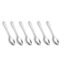 Crystal - CC951A Stainless Steel Tea Spoon Set, Set of 6, Silver
