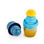 Crystal Plastic Xpress Handy Juicer 2 in 1| Manual Citrus and Fruit Juicer | Multicolour | No Electricity Required