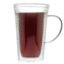 DUBBLIN Jones Borosilicate Glass Double Wall Mug Perfect for Serving Tea & Coffee -250ml | Heat Resistant Coffee & Tea Cup | Microwave & Dishwasher Safe | Elegant Transparent Design- 1 Piece