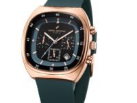 Daniel Hechter Paris Bercy Collection Modern Multi Functional Watch for Men with Square Dial and Silicon Band-DHM1001