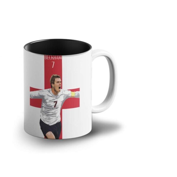 David Beckham Printed Coffee Mugs | Football Coffee Mugs | Beckham Footballer Coffee Mug | Gift for Friends | 330ml, Microwave & Dishwasher Safe